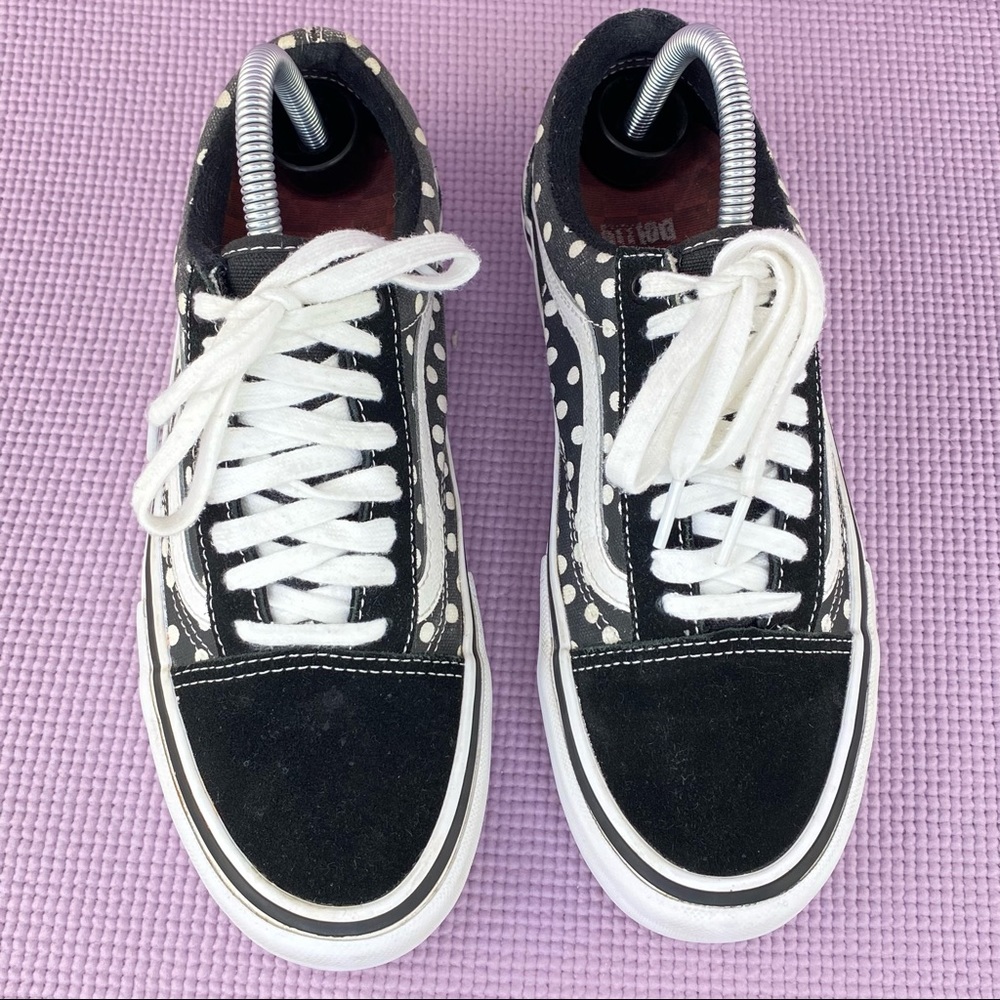 Vans X Baker Old Skool Pro Dillon Polka Dot Sneakers Black White Mens 7 500714 - Picture 6 of 10